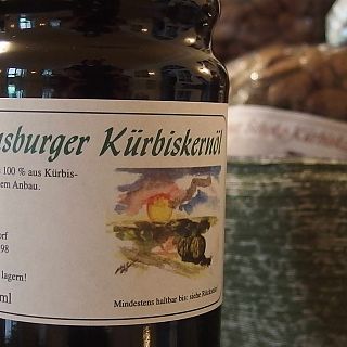 Höflinger Spezereien 2017, Original Regensburger Kürbiskern Öl